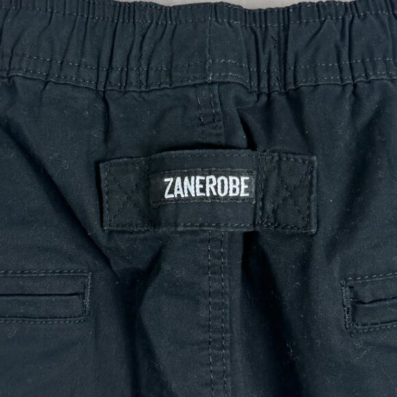 SOLD Zanerobe Sureshot Joggers Black Mens Size 32 Slouch Cotton Casual‎ Pants - Picture 5 of 16